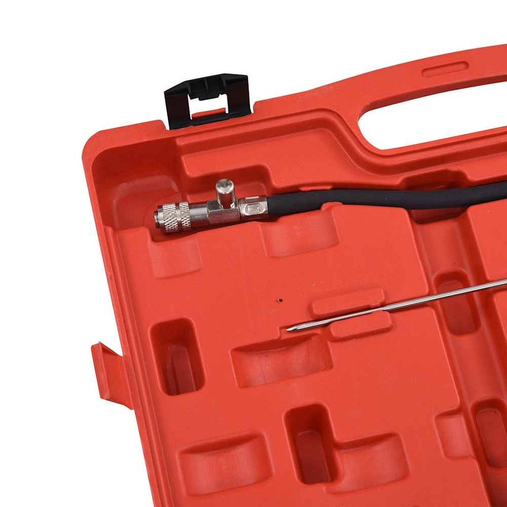 Trykktester for kjølesystem 18 deler / lekkasjetester med manometer 0–2,5 bar