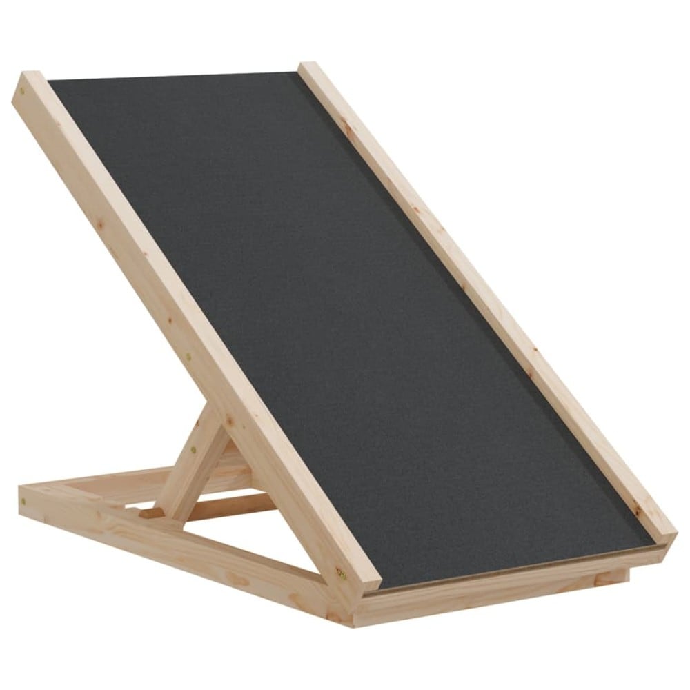 Hunderampe 70×35 cm / sammenleggbar kjæledyrrampe med justerbar høyde og sklisikker overflate