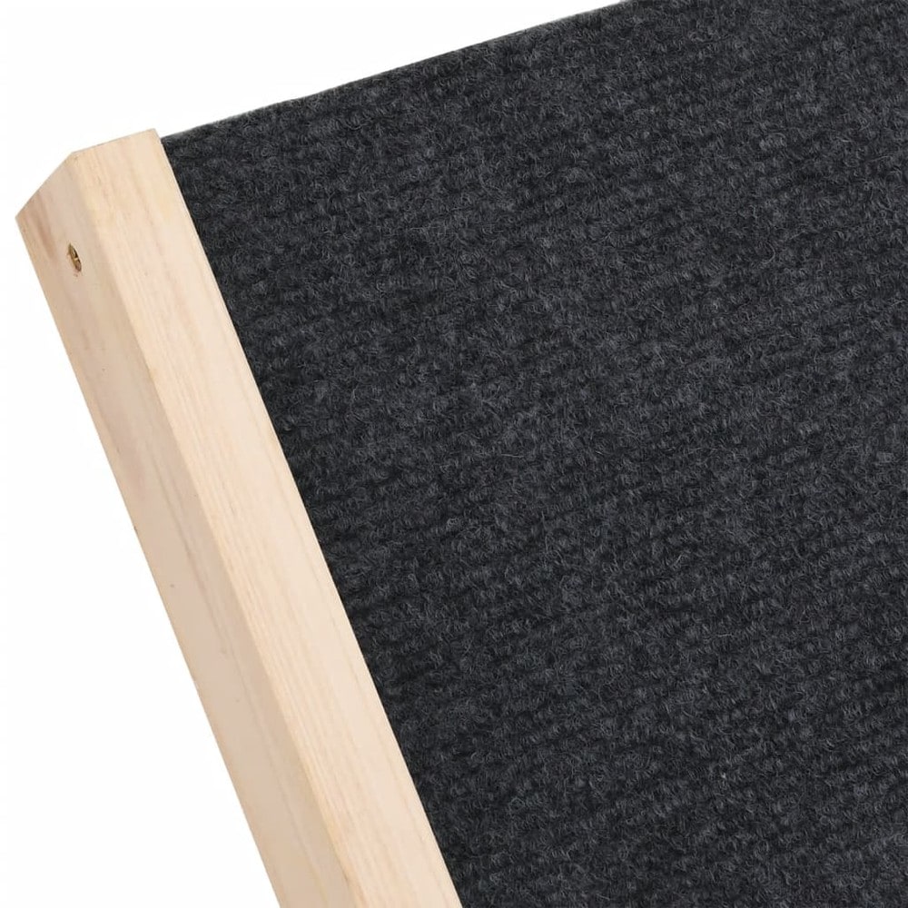 Hunderampe 70×35 cm / sammenleggbar kjæledyrrampe med justerbar høyde og sklisikker overflate