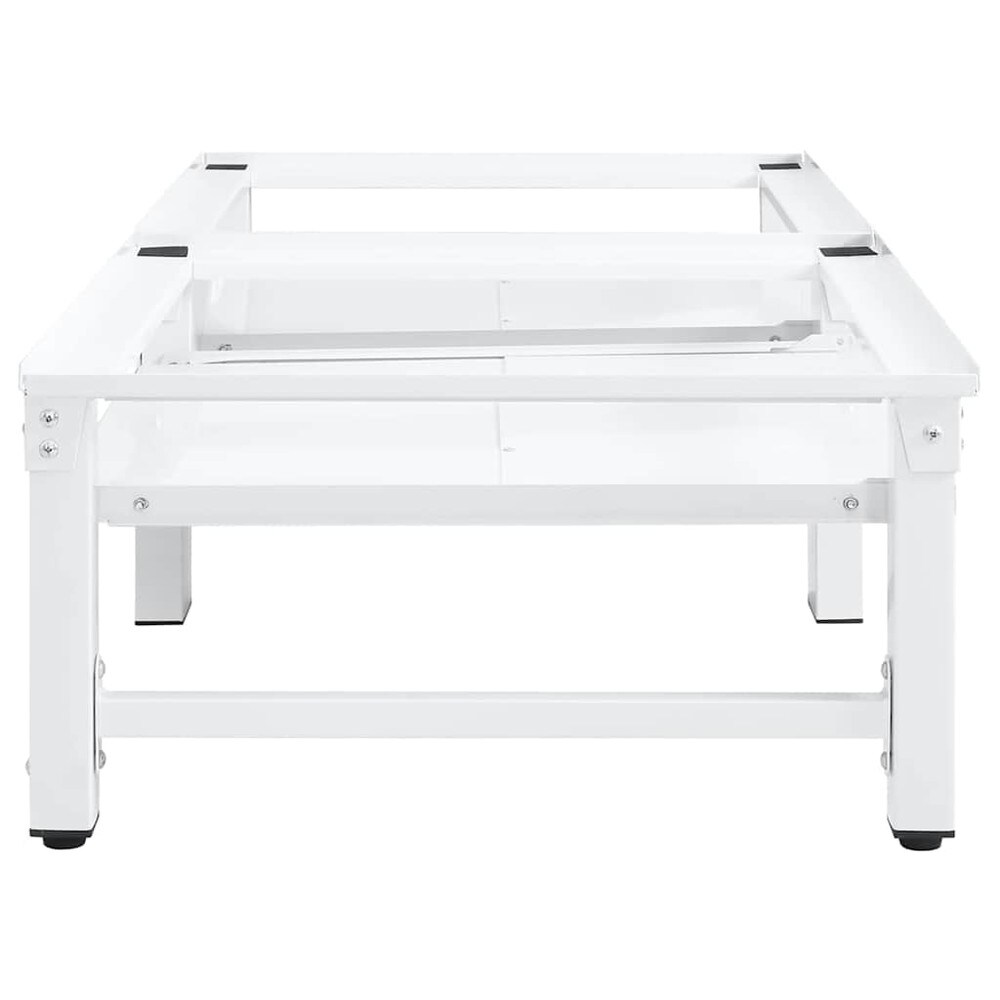 Sokkel for vaskemaskin og tørketrommel 124,5×61,5×33,5 cm / med 2 uttrekkbare hyller