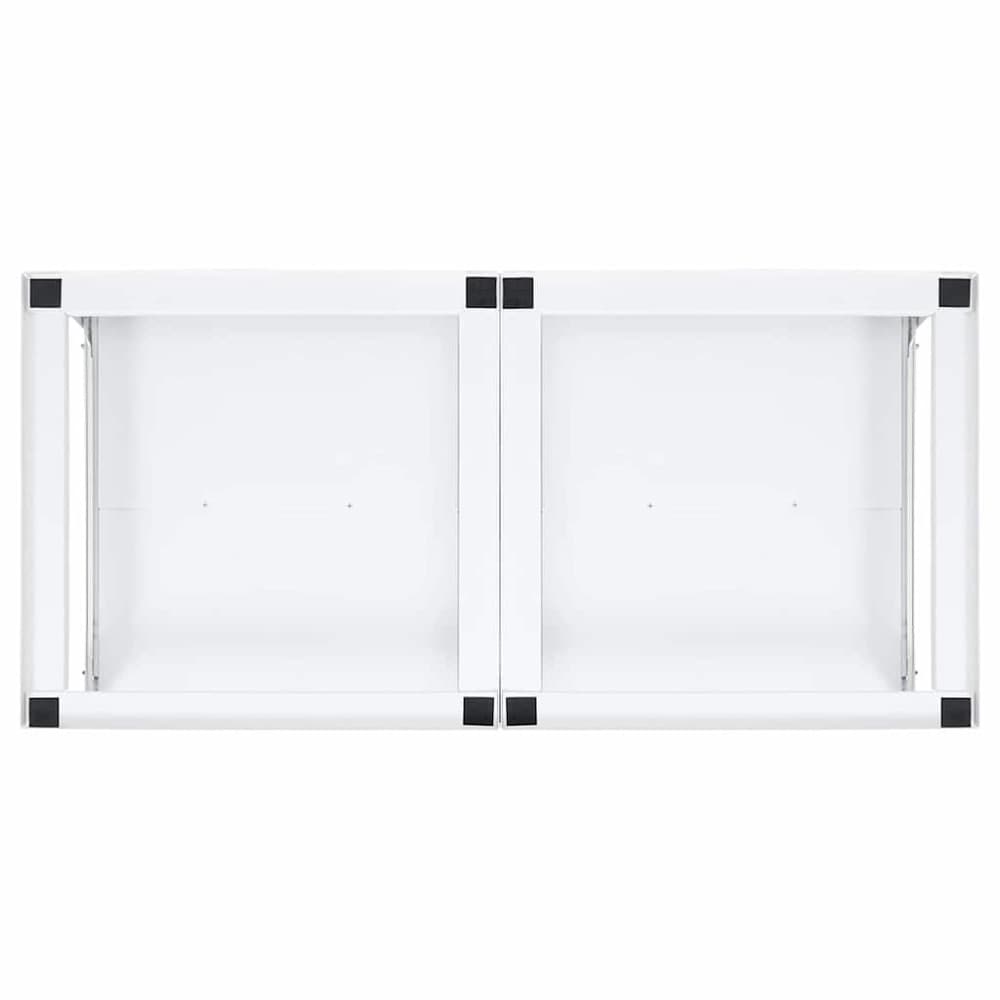 Sokkel for vaskemaskin og tørketrommel 124,5×61,5×33,5 cm / med 2 uttrekkbare hyller