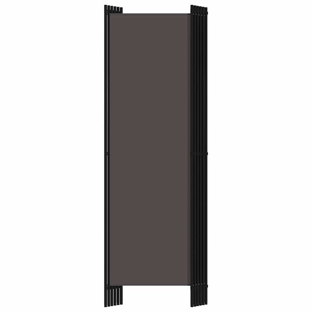 Romdeler 6 paneler 300×180 cm / foldeskjerm / skjermvegg / innsynsbeskyttelse – Antrasitt
