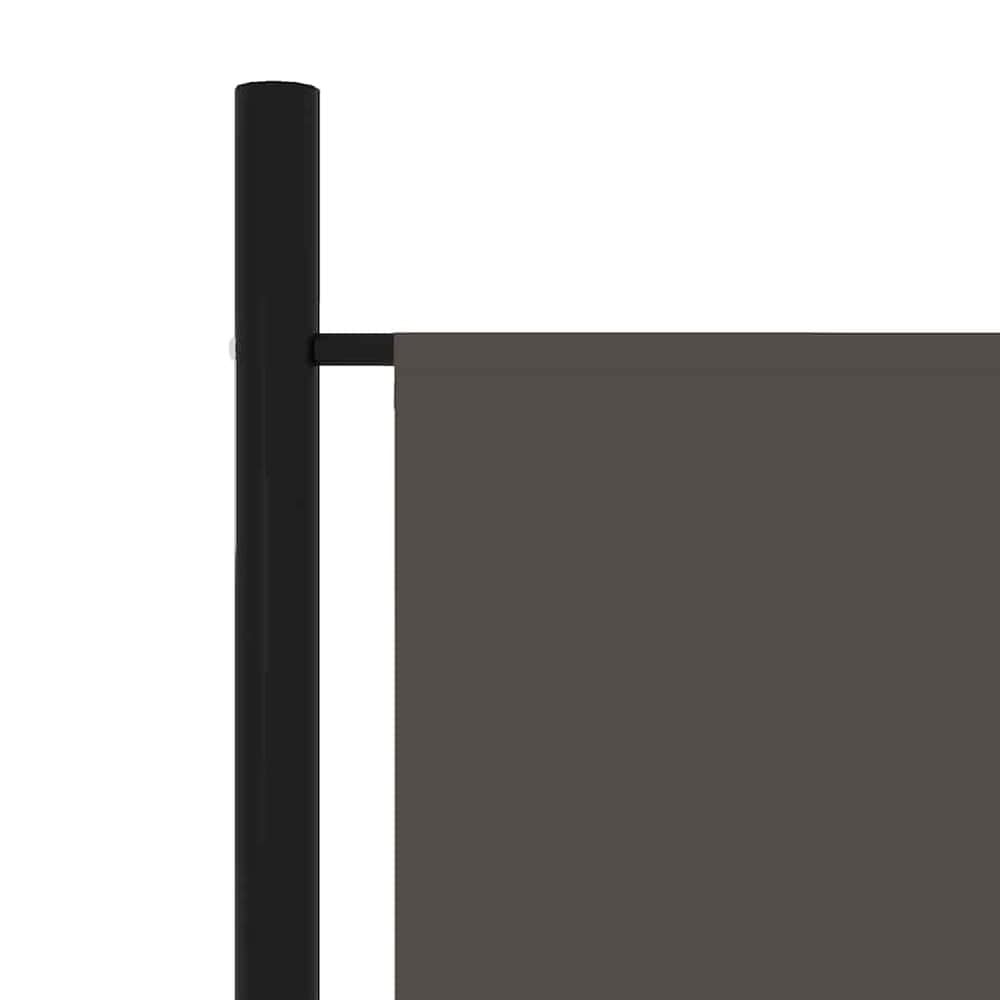 Romdeler 6 paneler 300×180 cm / foldeskjerm / skjermvegg / innsynsbeskyttelse – Antrasitt