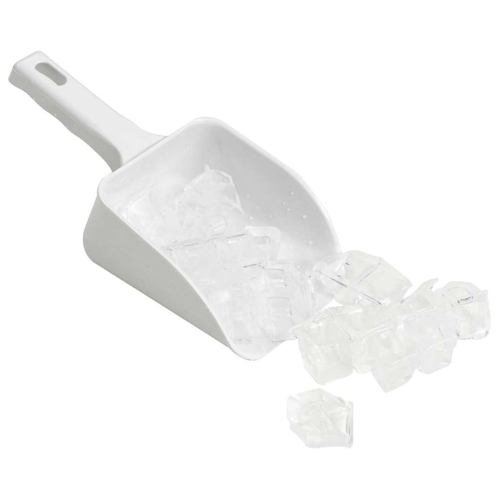 Ismaskin 45 kg/24 t / isbitmaskin med 36 isbiter per syklus – Svart/hvit
