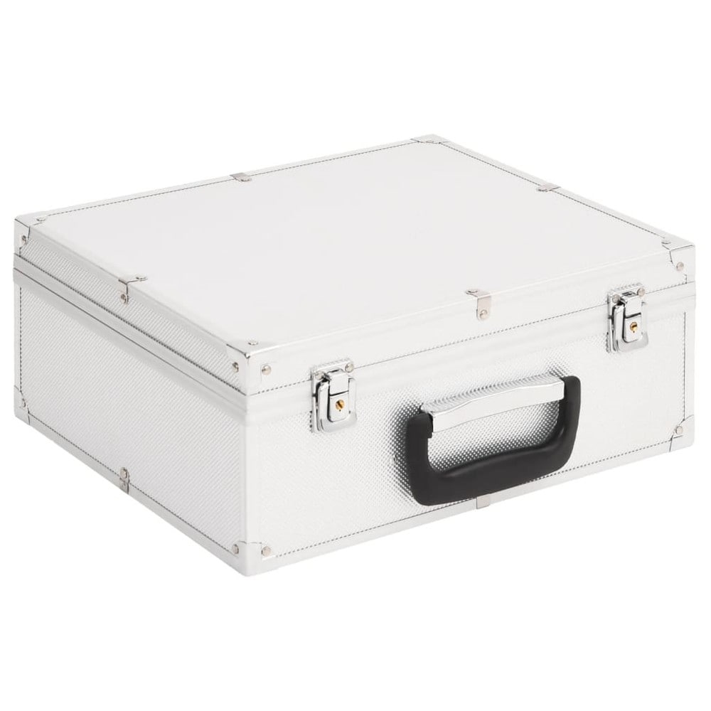 Pokersett med 300 sjetonger / pokerkit med kortblander, spillmatte og aluminiumsveske