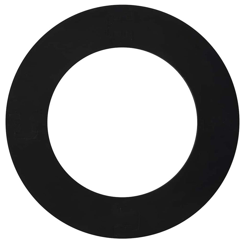 Veggbeskyttelse for dartskive Ø70,5 cm / beskyttelsesring / dart surround i EVA-skum – Svart