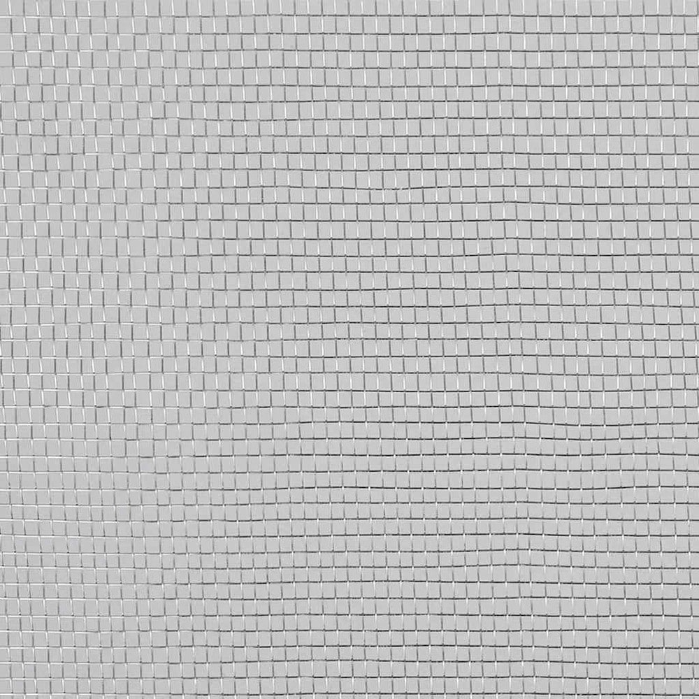 Insektnetting i aluminium 100×500 cm / myggnetting til dører, vinduer og bur – Sølv