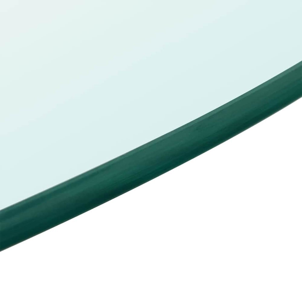 Rund bordplate i herdet glass Ø60 cm / glassplate til bord – Gjennomsiktig