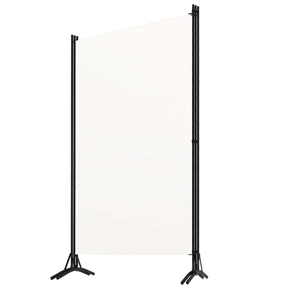 Romdeler 3 paneler 260×180 cm / foldeskjerm / skjermvegg i stoff – Hvit