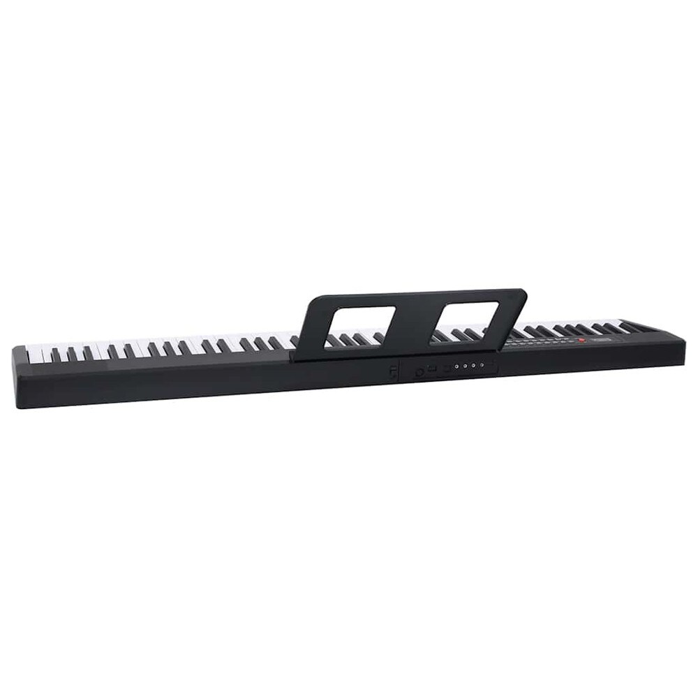 Sammenleggbart keyboard med 88 tangenter og notestativ / Bærbart elektrisk piano / Sammenleggbart keyboard