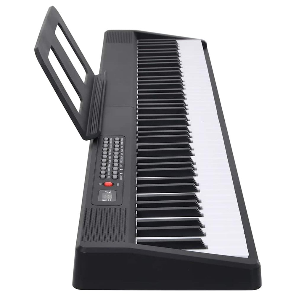 Sammenleggbart keyboard med 88 tangenter og notestativ / Bærbart elektrisk piano / Sammenleggbart keyboard