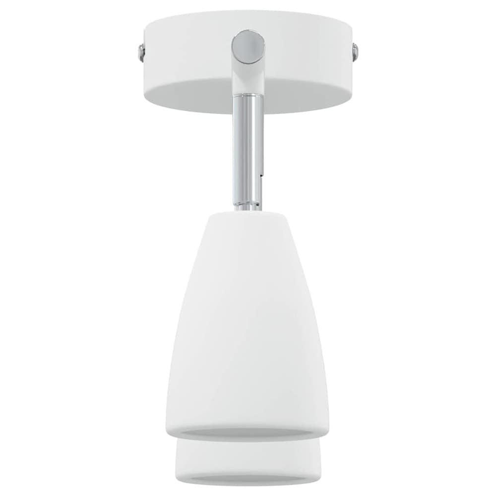 Takspotlight med justerbare spotlights – Hvit / Justerbar taklampe / Spotlampe med to armer