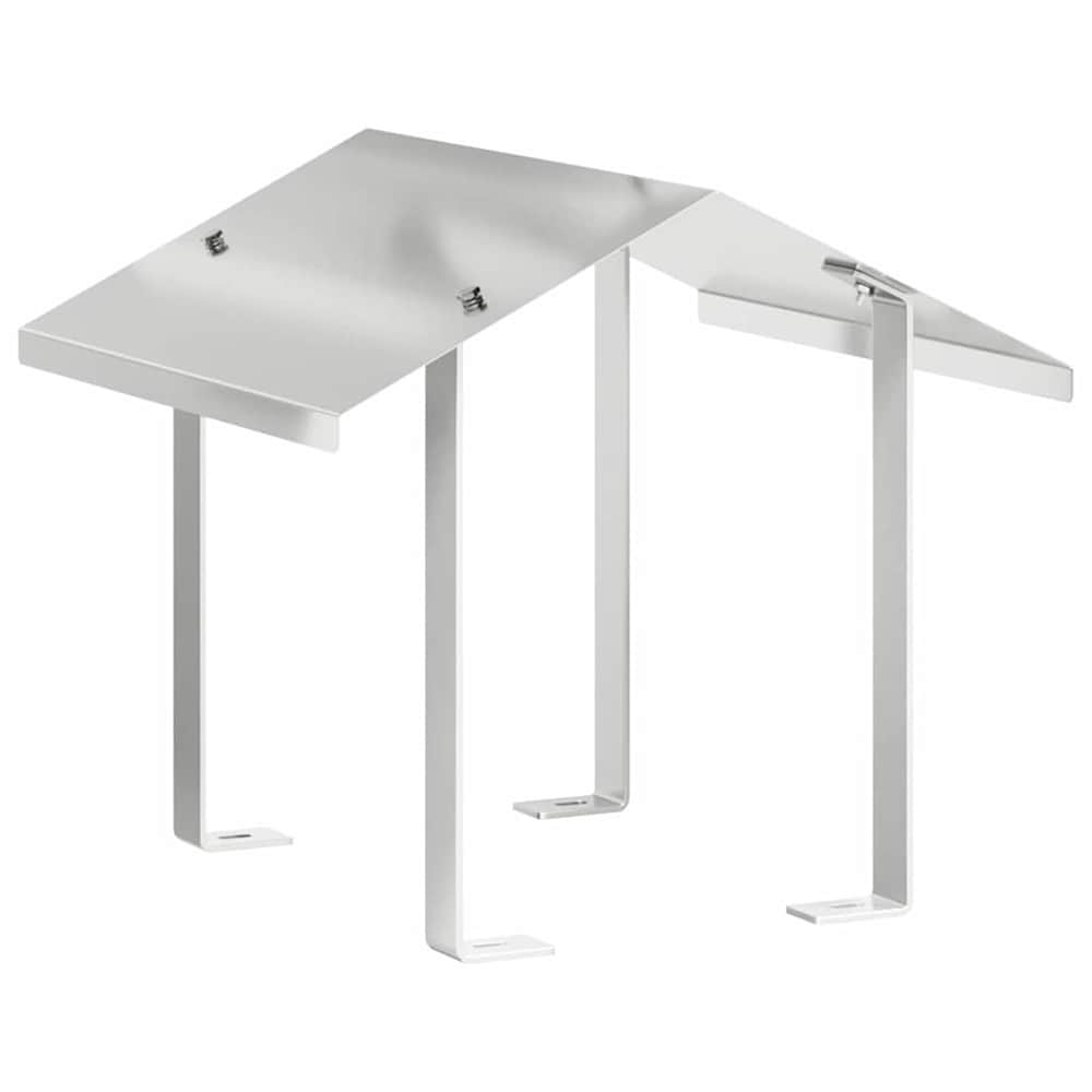 Skorsteinshette 40×40×37,5 cm / skorsteinsbeskyttelse / hette for utepeis – Rustfritt stål