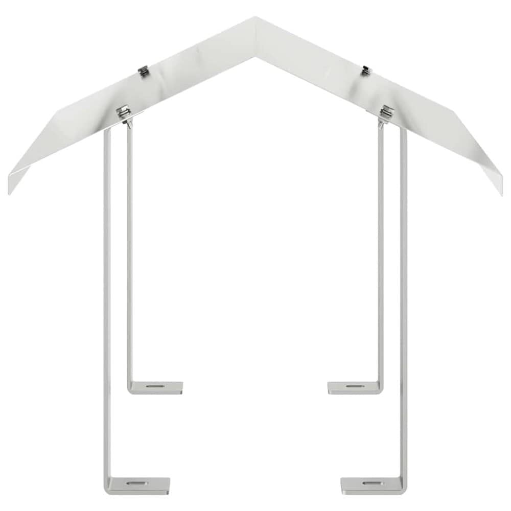 Skorsteinshette 40×40×37,5 cm / skorsteinsbeskyttelse / hette for utepeis – Rustfritt stål