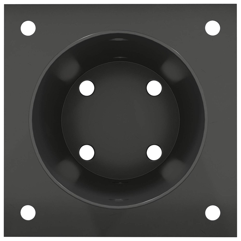 4 stk jordankere 15×15×15 cm / jordforankring for ildsted og grill – Antrasitt