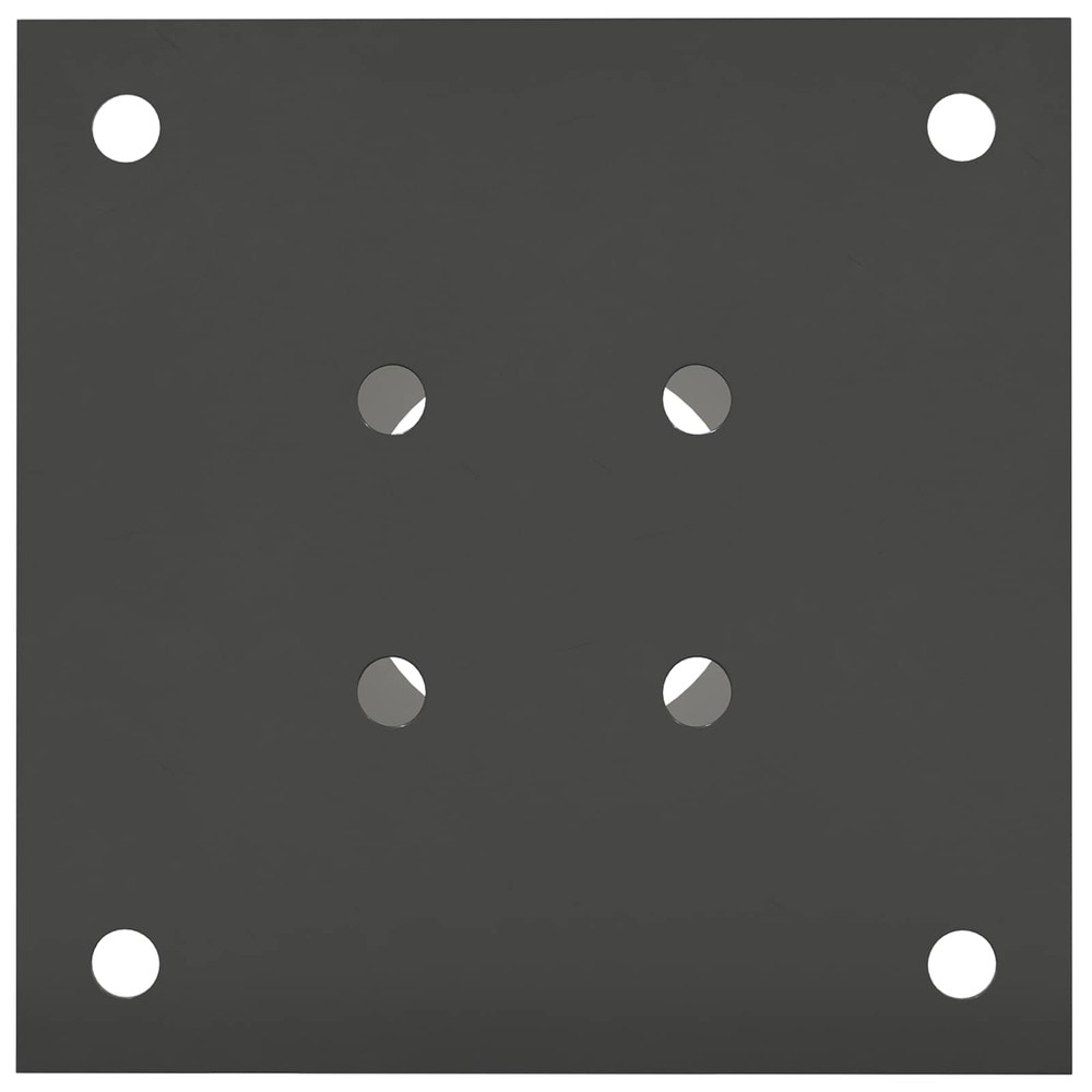 4 stk jordankere 15×15×15 cm / jordforankring for ildsted og grill – Antrasitt