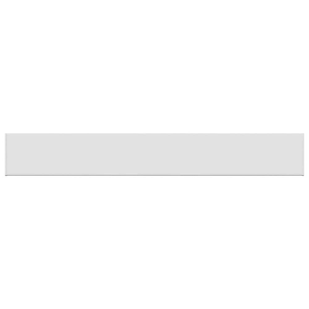 Vindusbrett 140×20×4,5 cm / vindusbenk i PVC med endestykker – Hvit