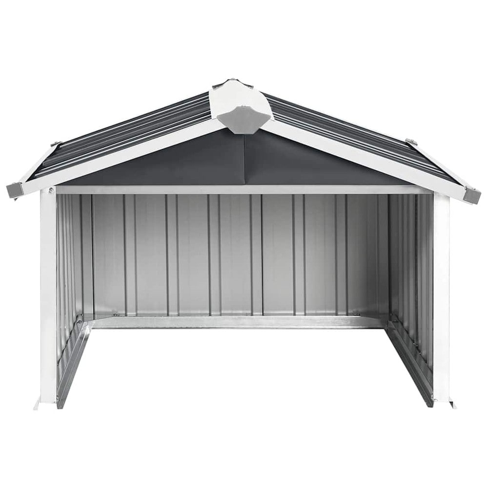 Garasje for robotgressklipper 92×97×63 cm / beskyttelse for gressklipper i galvanisert stål – Antrasitt