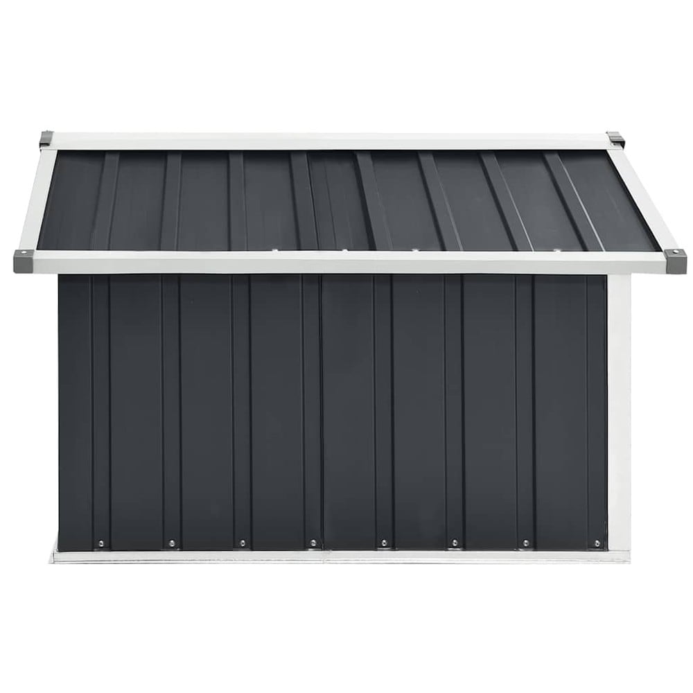 Garasje for robotgressklipper 92×97×63 cm / beskyttelse for gressklipper i galvanisert stål – Antrasitt