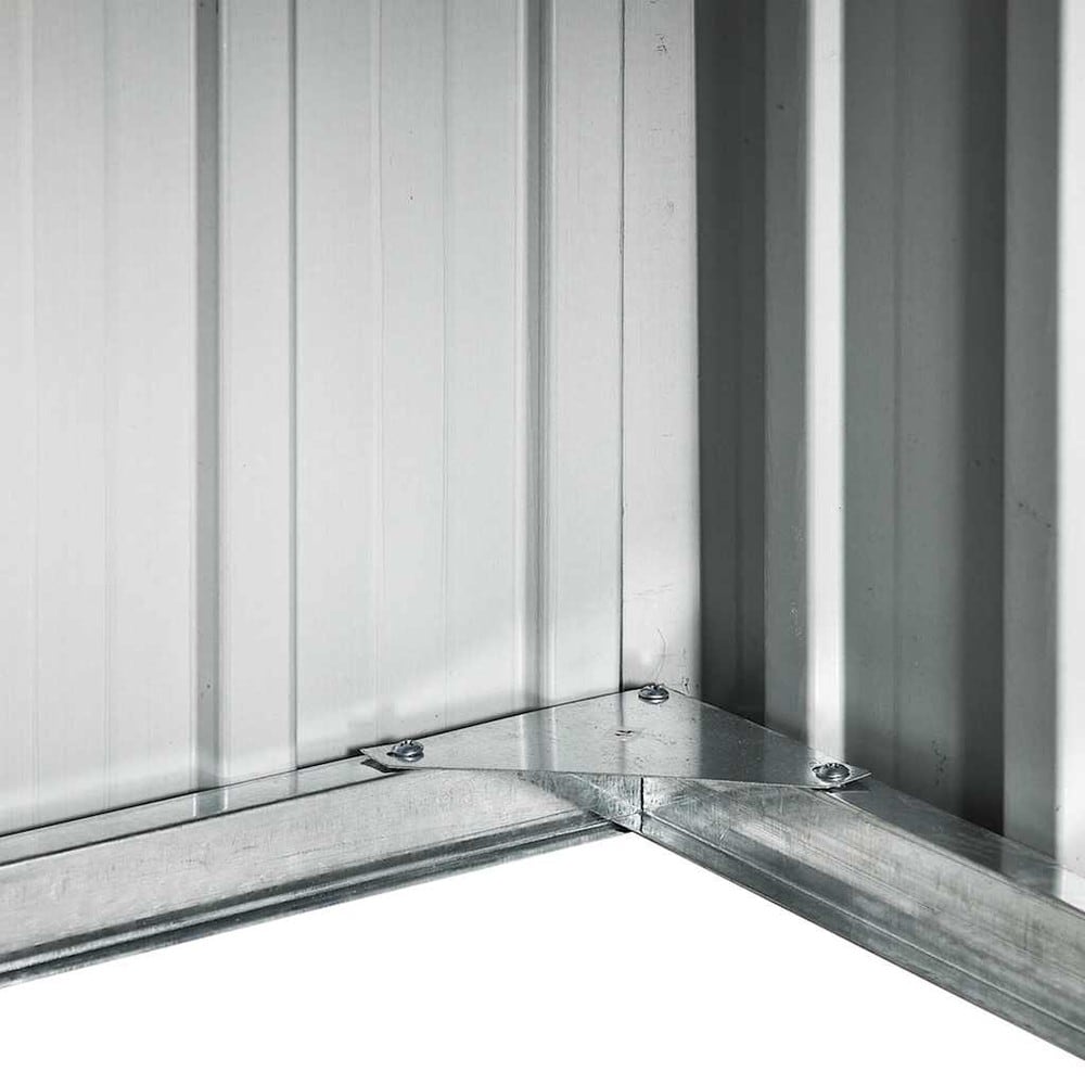 Garasje for robotgressklipper 92×97×63 cm / beskyttelse for gressklipper i galvanisert stål – Antrasitt