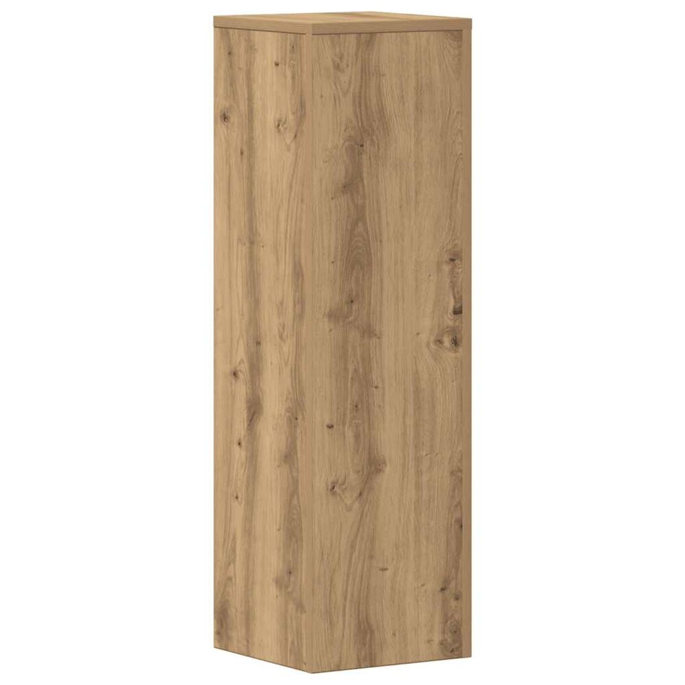 Blomstersøyle, 2-pakning, 25 x 25 x 80 cm – Artisan-eik / Plantesøyle / Sokler for potter