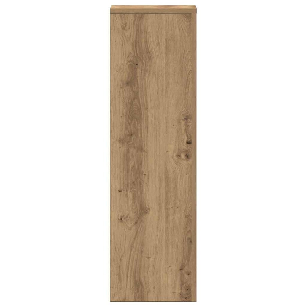 Blomstersøyle, 2-pakning, 25 x 25 x 80 cm – Artisan-eik / Plantesøyle / Sokler for potter