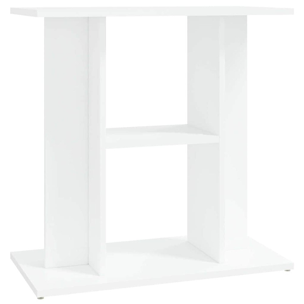 Akvariumbord 60x30x60 cm – Hvit / Akvariestativ med hyller / Akvariumbord med oppbevaringsplass