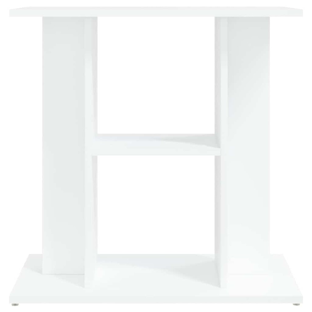Akvariumbord 60x30x60 cm – Hvit / Akvariestativ med hyller / Akvariumbord med oppbevaringsplass