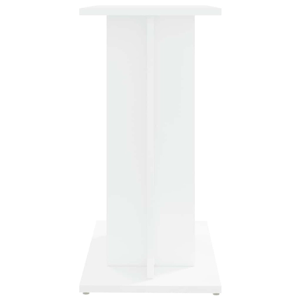 Akvariumbord 60x30x60 cm – Hvit / Akvariestativ med hyller / Akvariumbord med oppbevaringsplass