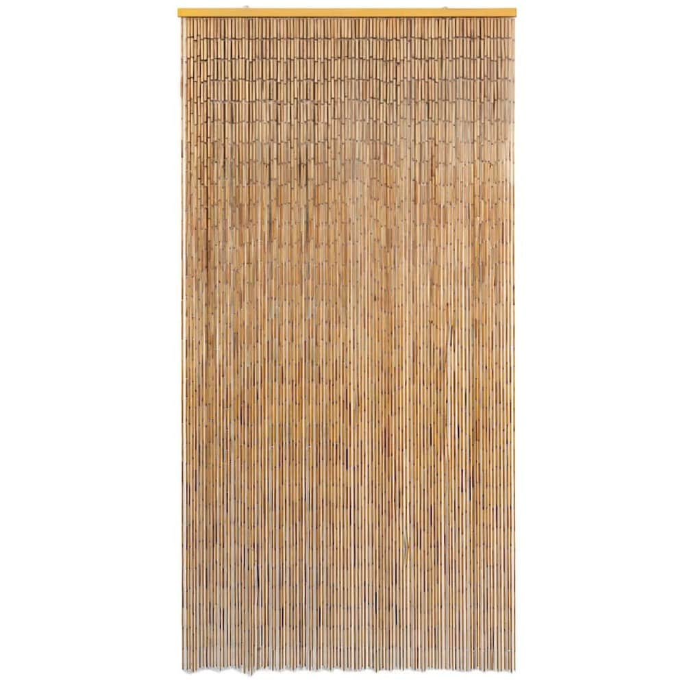 Insektgardin til dør i bambus, 100 x 200 cm / Dørgardin i bambus / Bambusgardin