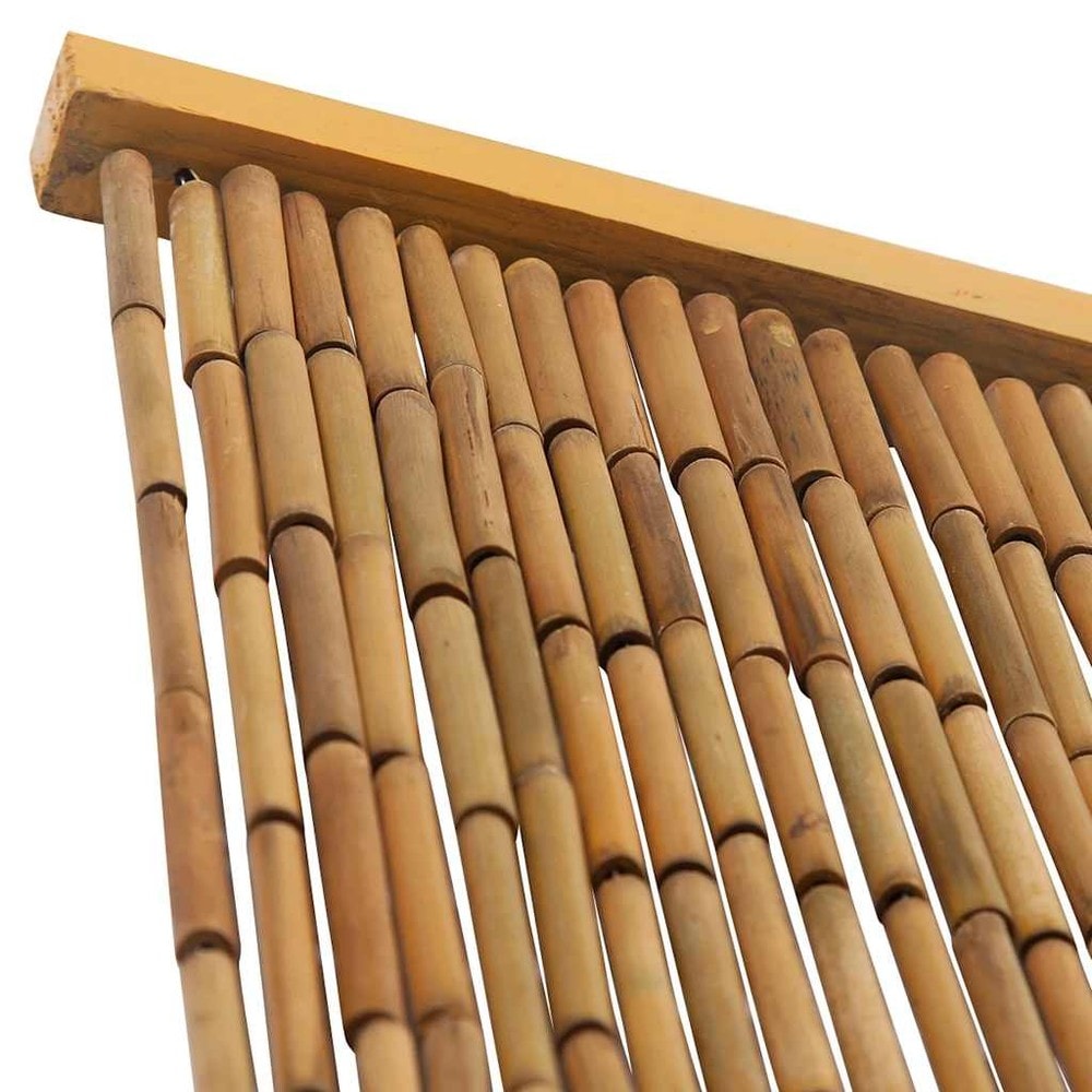 Insektgardin til dør i bambus, 100 x 200 cm / Dørgardin i bambus / Bambusgardin