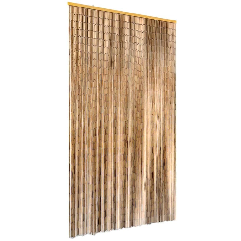 Insektgardin til dør i bambus, 100 x 200 cm / Dørgardin i bambus / Bambusgardin