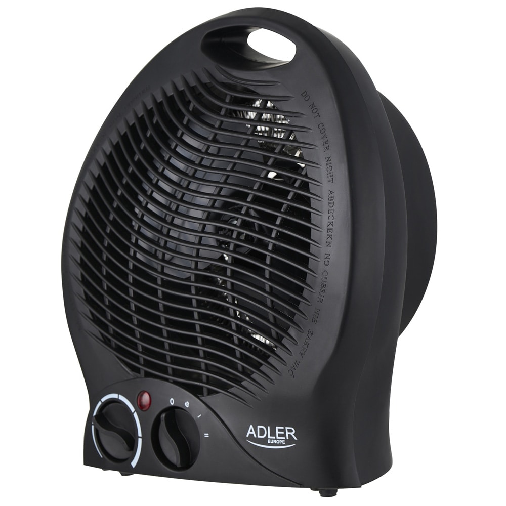 Adler varmevifte 2000 W / Bærbar varmevifte med termostat / Elektrisk tilleggsvarmer
