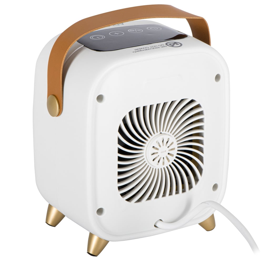 Adler keramisk varmevifte 1000 W med timer / Bærbar keramisk varmeovn / Elektrisk romvarmer