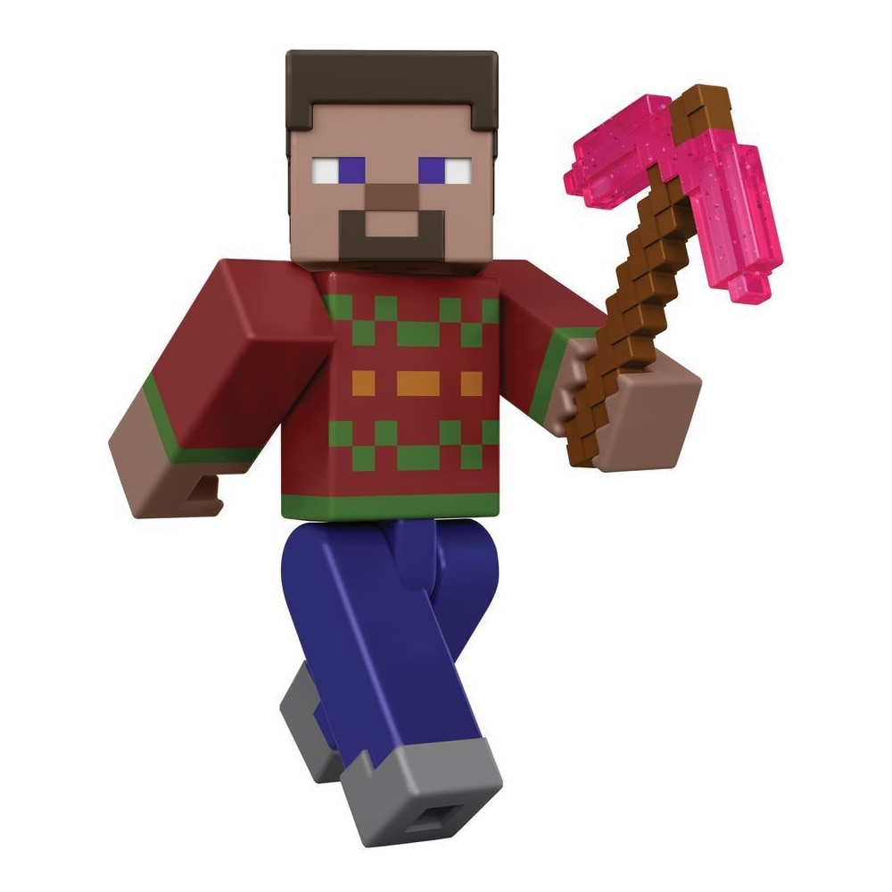 Minecraft-adventskalender 2026 / Julekalender med figurer / Lekekalender med spilltilbehør