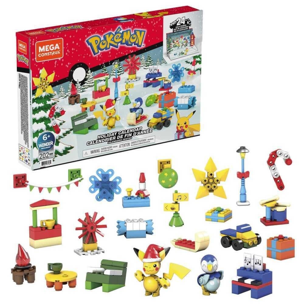 Mega Construx Pokemon-adventskalender / Pokemon-julekalender / Byggekalender med figurer