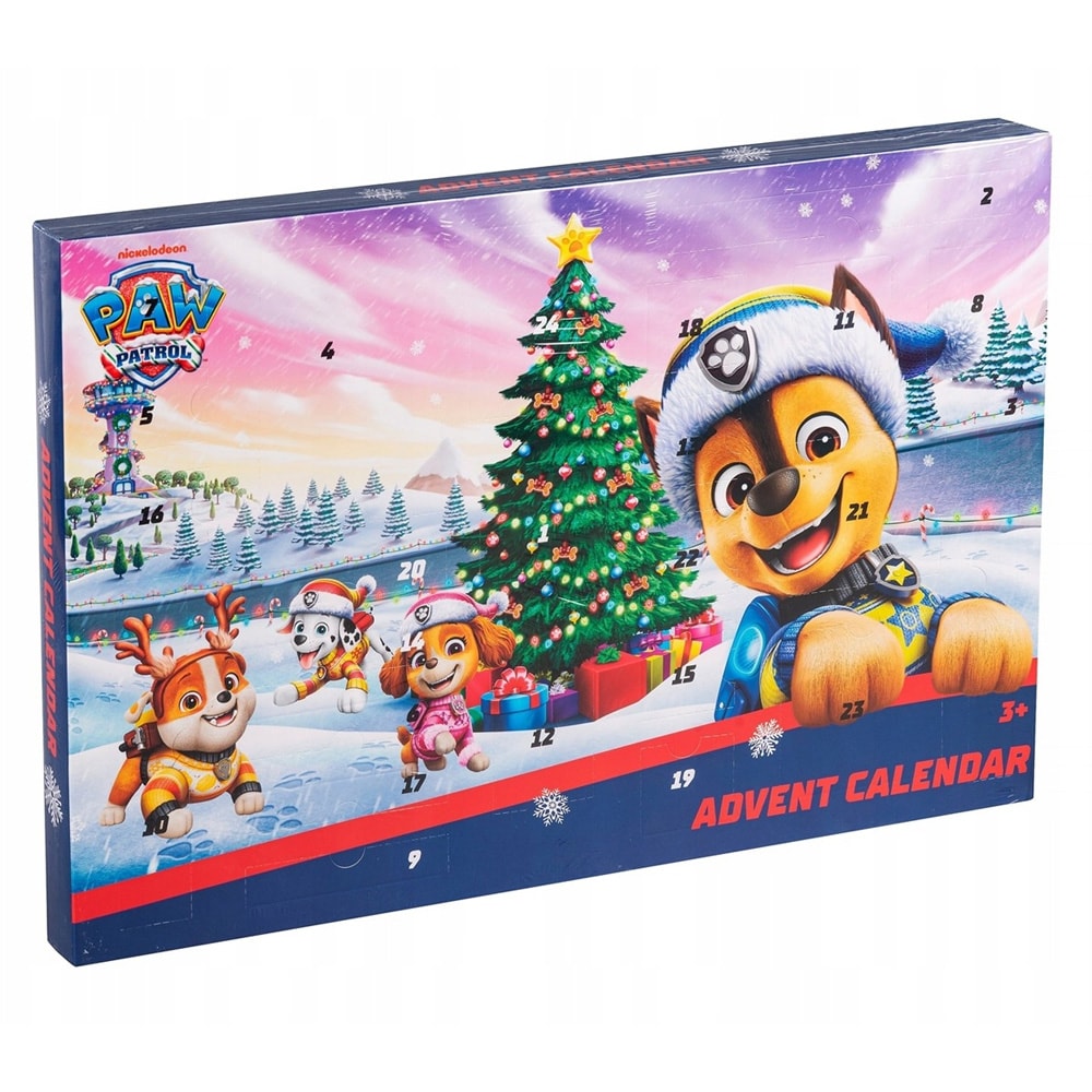 Paw Patrol-adventskalender / Julekalender med skriveutstyr / Kreativ barnekalender