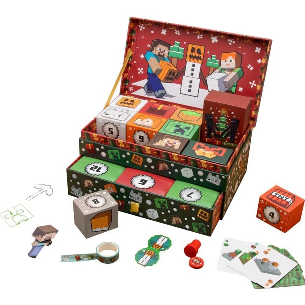 Minecraft Keepsake Box-adventskalender / Minecraft-julekalender / Gavekalender med oppbevaringsboks