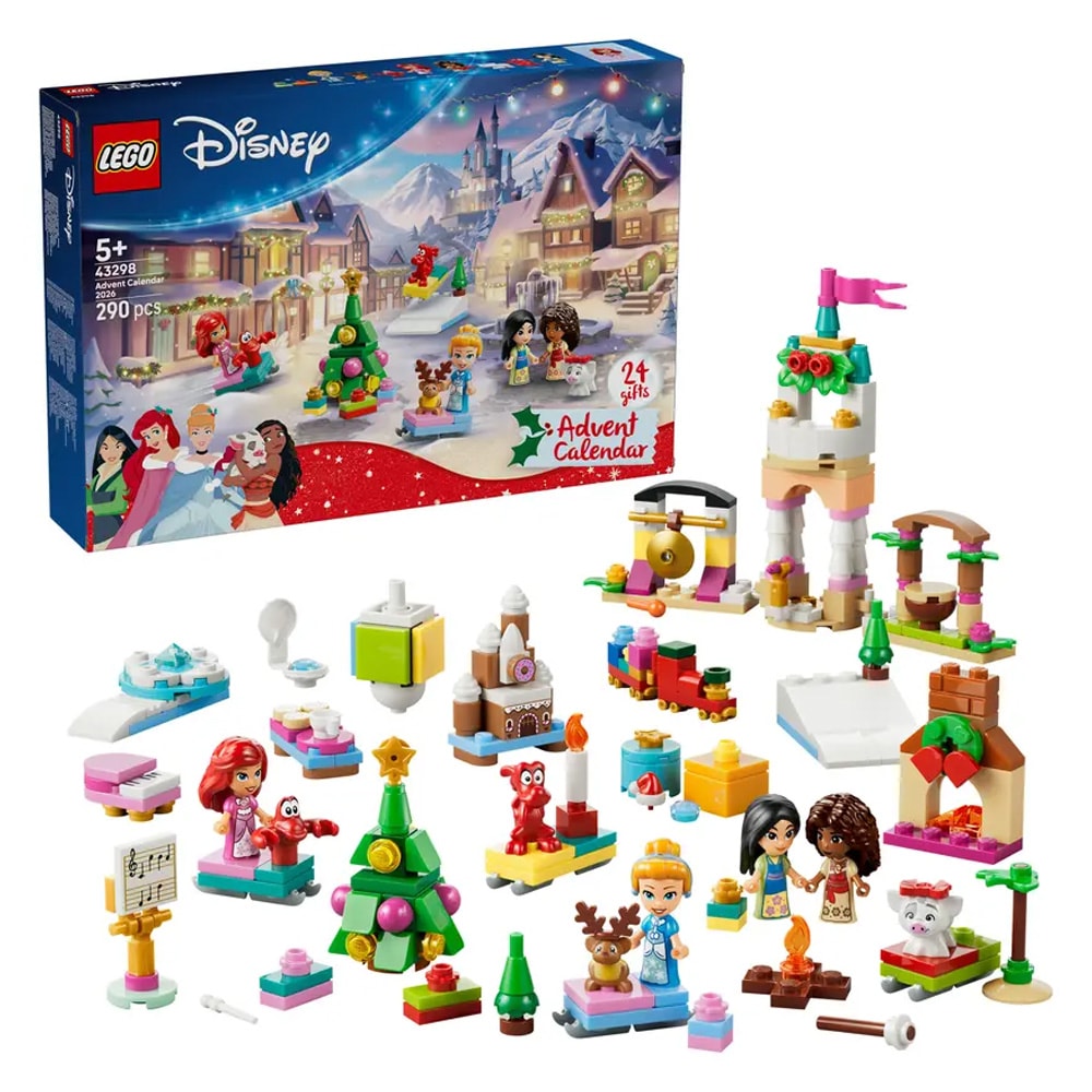 Lego Disney Princess-adventskalender 2026 / Disney-byggekalender / Prinsessekalender