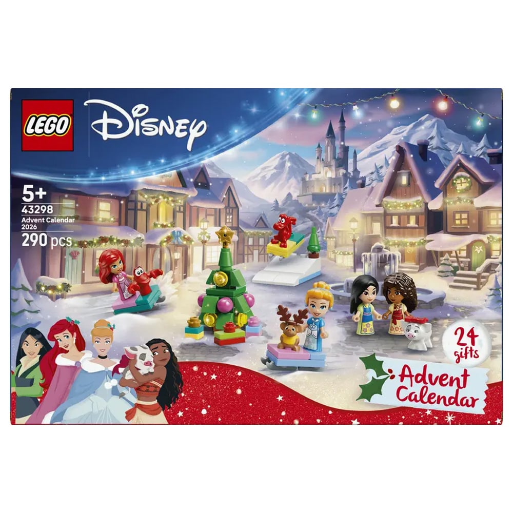 Lego Disney Princess-adventskalender 2026 / Disney-byggekalender / Prinsessekalender
