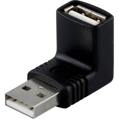 USB adapter A hann til A hunn vinklet