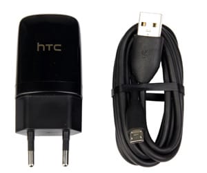 HTC-lader E250 + USB-kabel DC M410