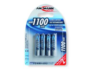 Ansmann oppladbare AAA 1100mah Batterier