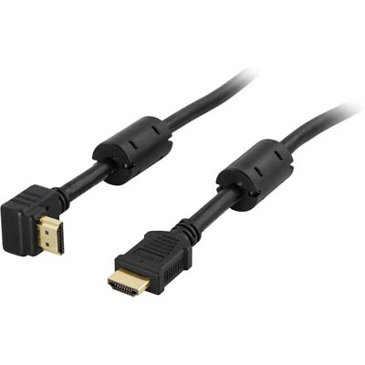 2m HDMI-kabel, v1.4+Ethernet Svart