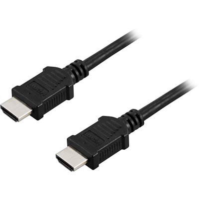 2m HDMI-Ledning, v1.4+Ethernet, 19-PIN hann-hann, 3D