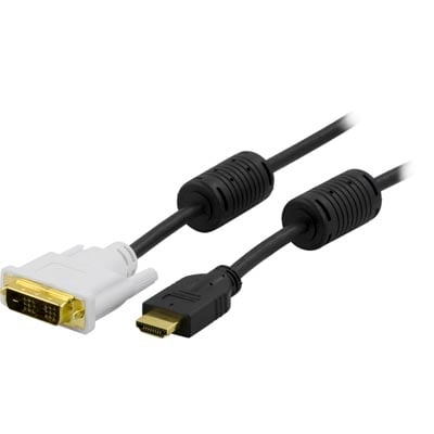 1m HDMI hann - DVI-D Single Link hann