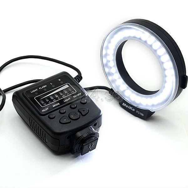 LED Macro Ringlys for Canon systemkameraer