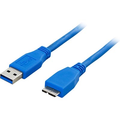 USB 3.0 ledning, Type A hann - Type Micro B Hann - 2m