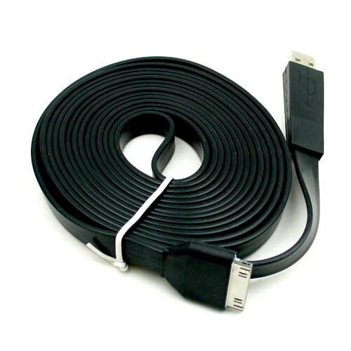 Flat USB-kabel X-Lang til iPhone/iPad/iPod