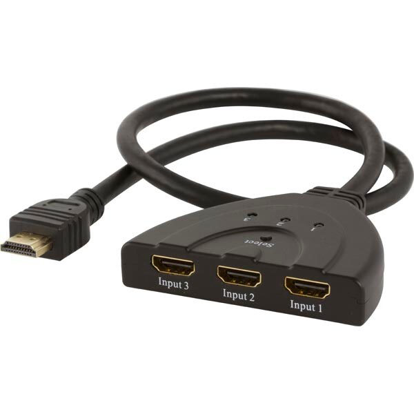 HDMI Pigtail Switch - 3 Porter